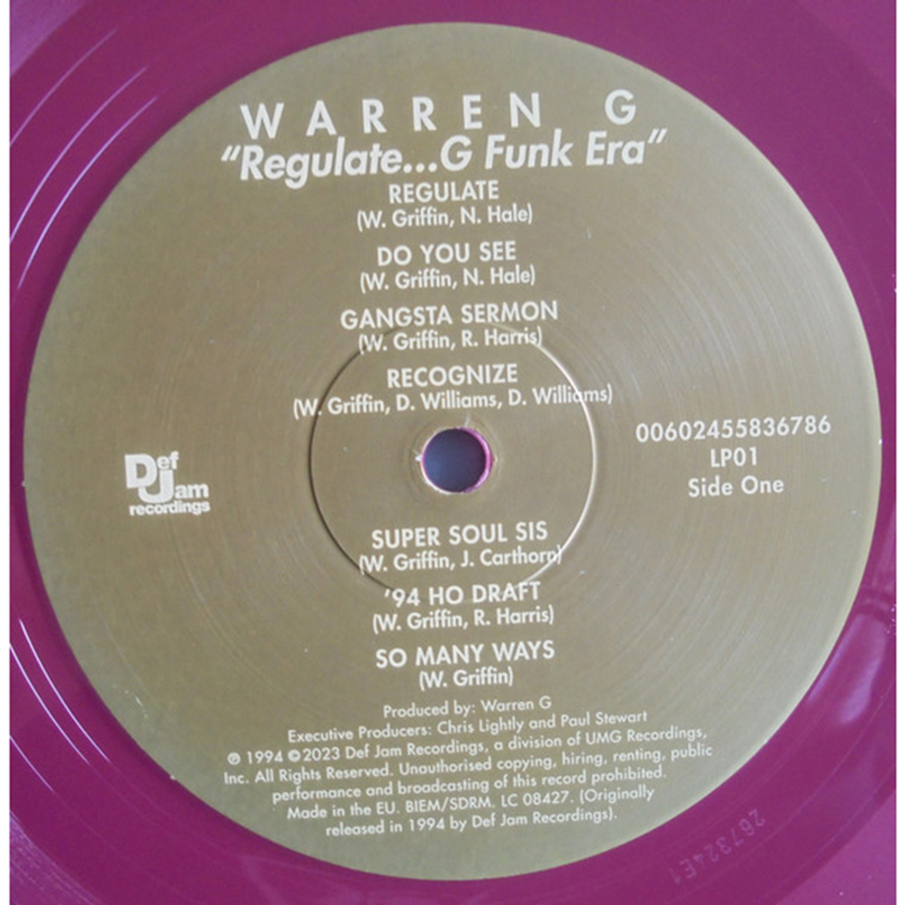 Warren G / Regulate... G Funk Era (Coloured Vinyl)(LP+12" Vinyl Single)