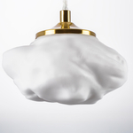 799033 Люстра (Подвес) MERINGE 1х6W (led) G9 ЛАТУНЬ/БЕЛЫЙ