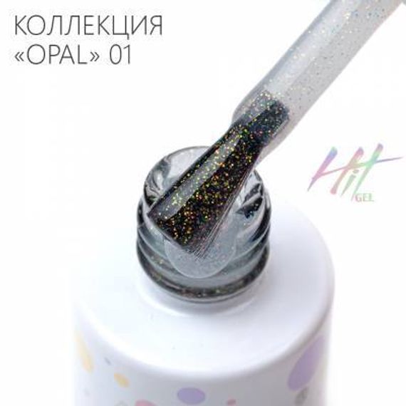 Гель-лак Opal №01 ТМ &quot;HIT gel&quot;, 9 мл