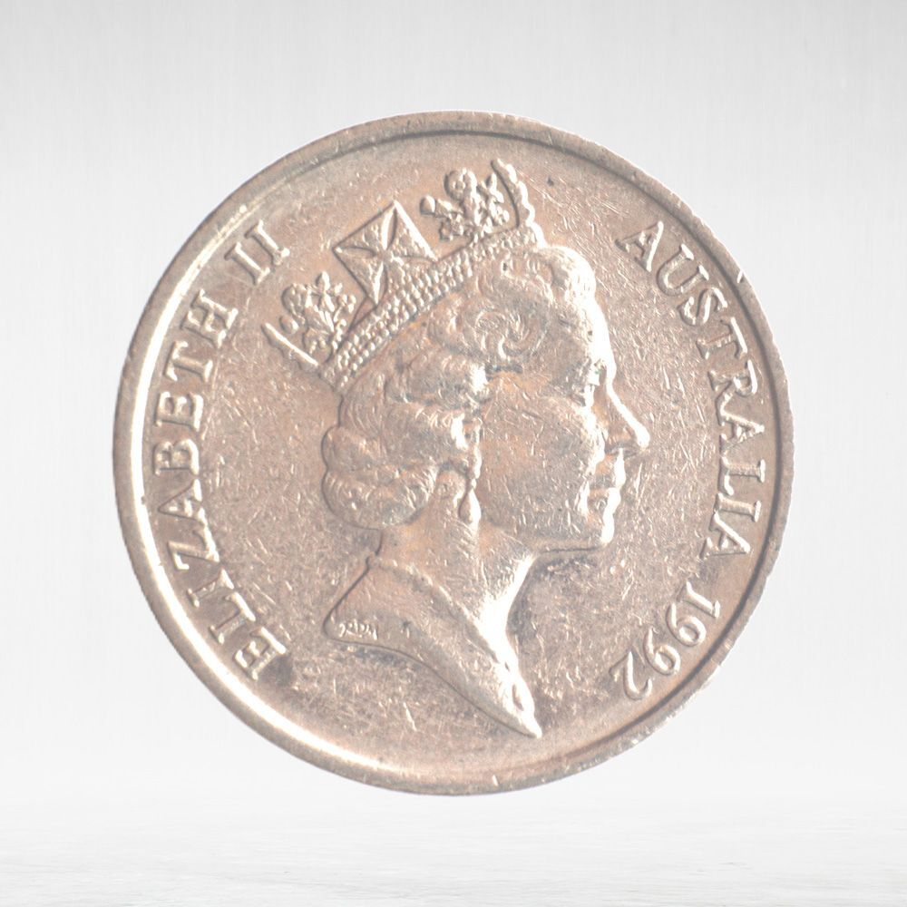 Australia, 5 Cents - Elizabeth II (3rd Portrait), 1992, VF