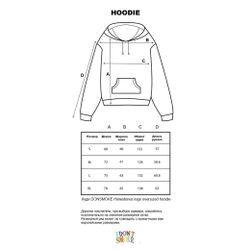 [FROM MOSCOW] Худи DONSMOKE "Rhinestone Logo" Oversized Hoodie