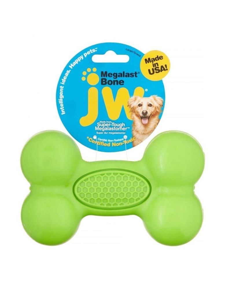 Игрушка J.W. для собак - Косточка с пищалкой средняя