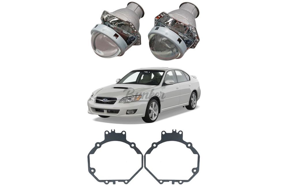 Готовый комплект для замены штатных линз Subaru Legacy, Outback, B13 дорестайлинг 2003-2006