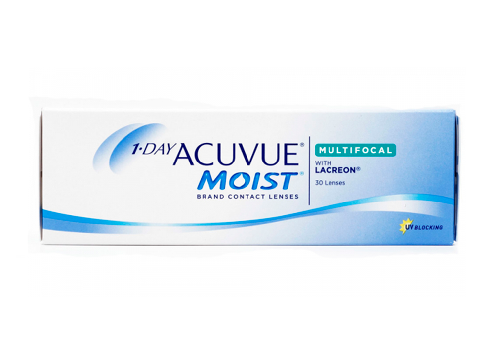 Однодневные мультифокальные контактные линзы ACUVUE MOIST 1-Day MULTIFOCAL 30