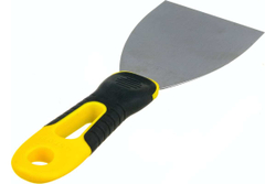 Шпатель с профилированным нержавеющим полотном и 2к ручкой 80мм STAYER PROFESSIONAL 10045-08