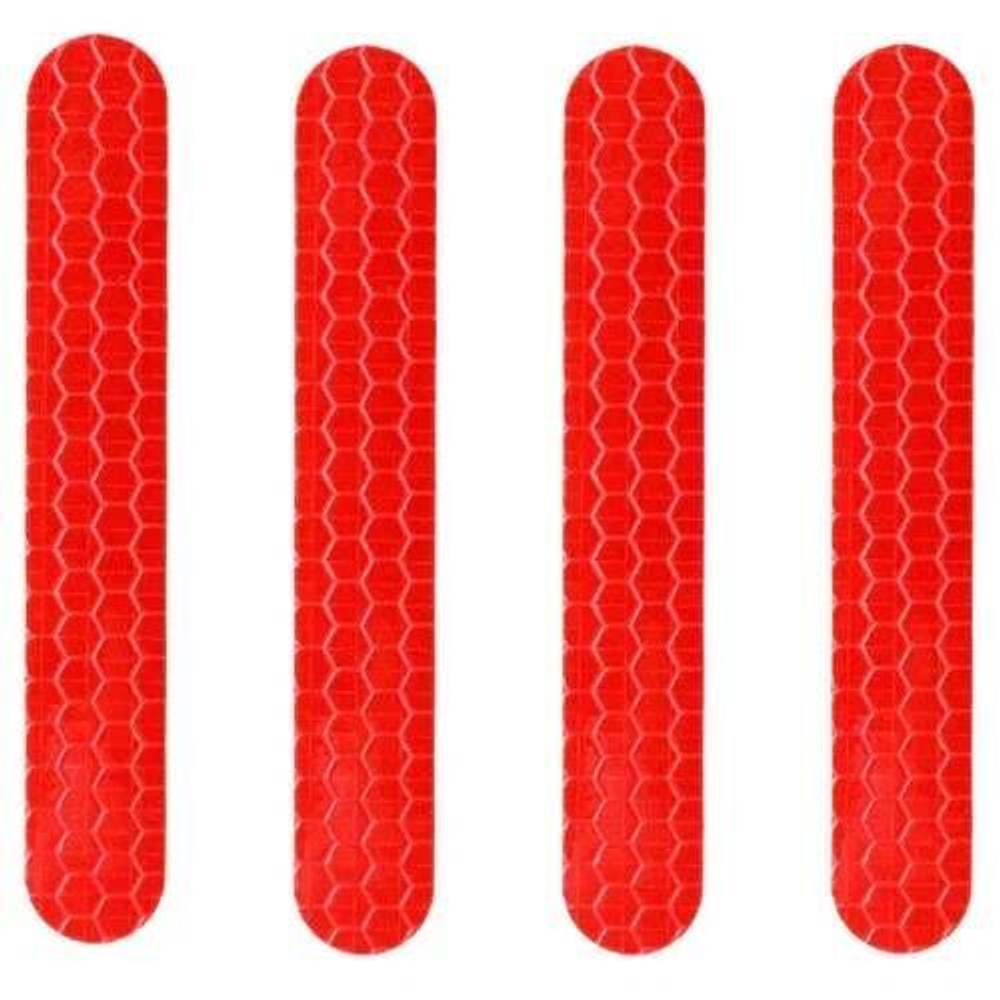 Наклейки красные светоотражающие для Ninebot MAX G30 (4шт.)