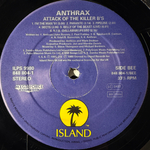 Anthrax ‎– Attack Of The Killer B's (Англия 1991г.) Т