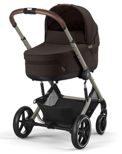 Коляска Cybex Balios S Lux TPE complete Cloud G Magic Black 3 в 1 Chocolate Brown с дождевиками