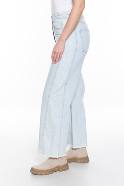 ДЖИНСЫ С ШИРОКИМИ ШТАНИНАМИ