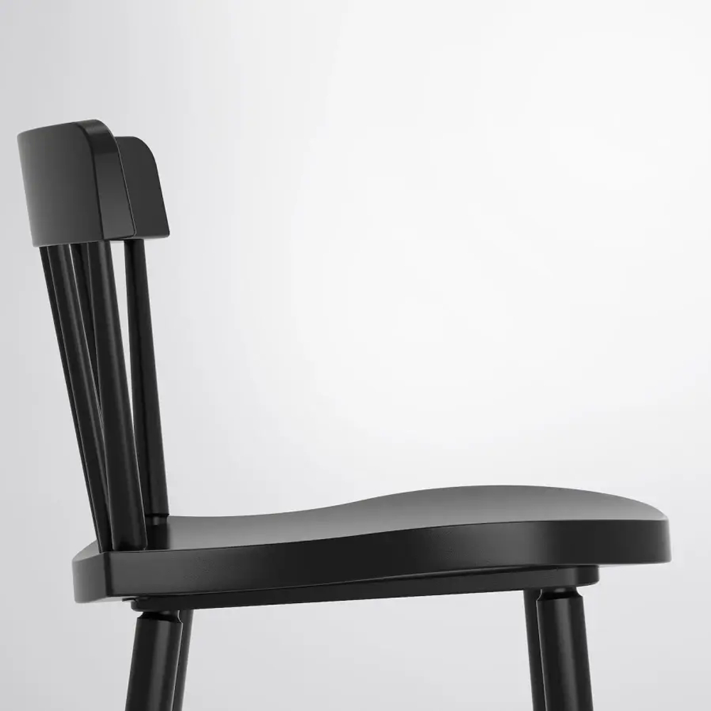 Барный стул - IKEA NORRARYD/ИКЕА НОРРАРИД,  46х47х103 см, черный
