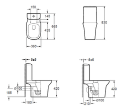 Унитаз компакт Grossman Classic GR-N3012