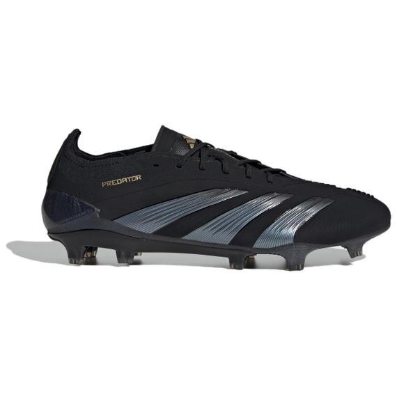 Adidas PREDATOR ELITE - Бутбольные ботинки без каблука. 1 Черный/Угольно-черный/Золотой Унисекс