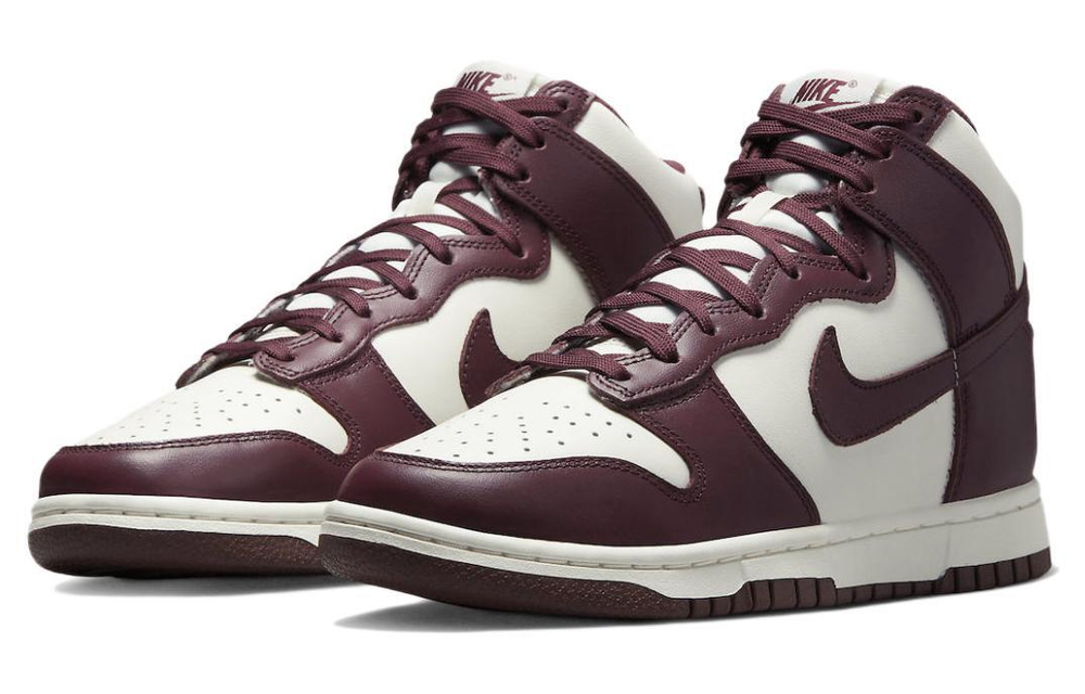 Кроссовки Nike Dunk Burgundy Crush (Женская размерная сетка)