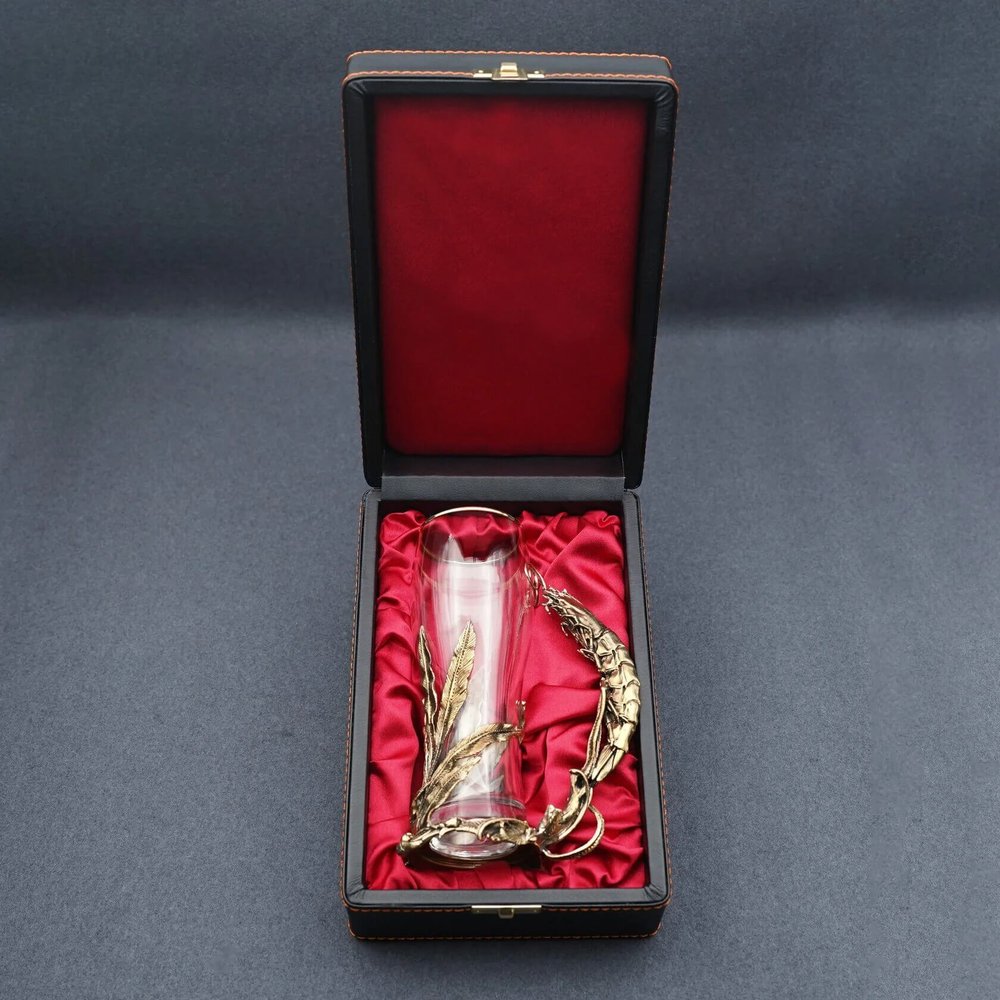 Бокал для пива подарочный "Креветка"