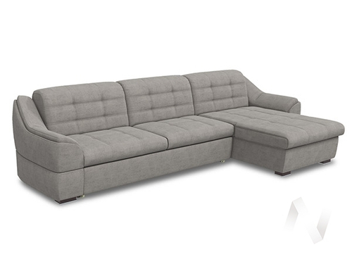 Диван угловой Антарес 1 (ДУ) LUMA 14 (серый)