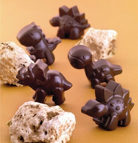 Форма для шоколада силиконовая Дино