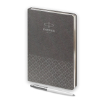Подарочный набор: Шариковая ручка Parker Jotter + ежедневник, серый