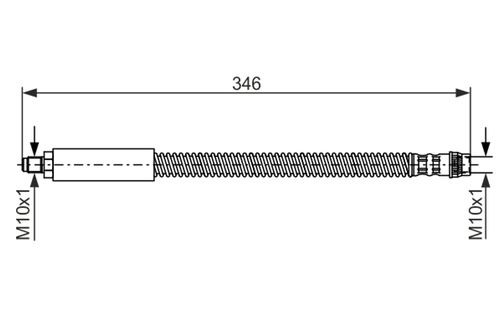 BOSCH - 1987476859-BOC - Brake Hose