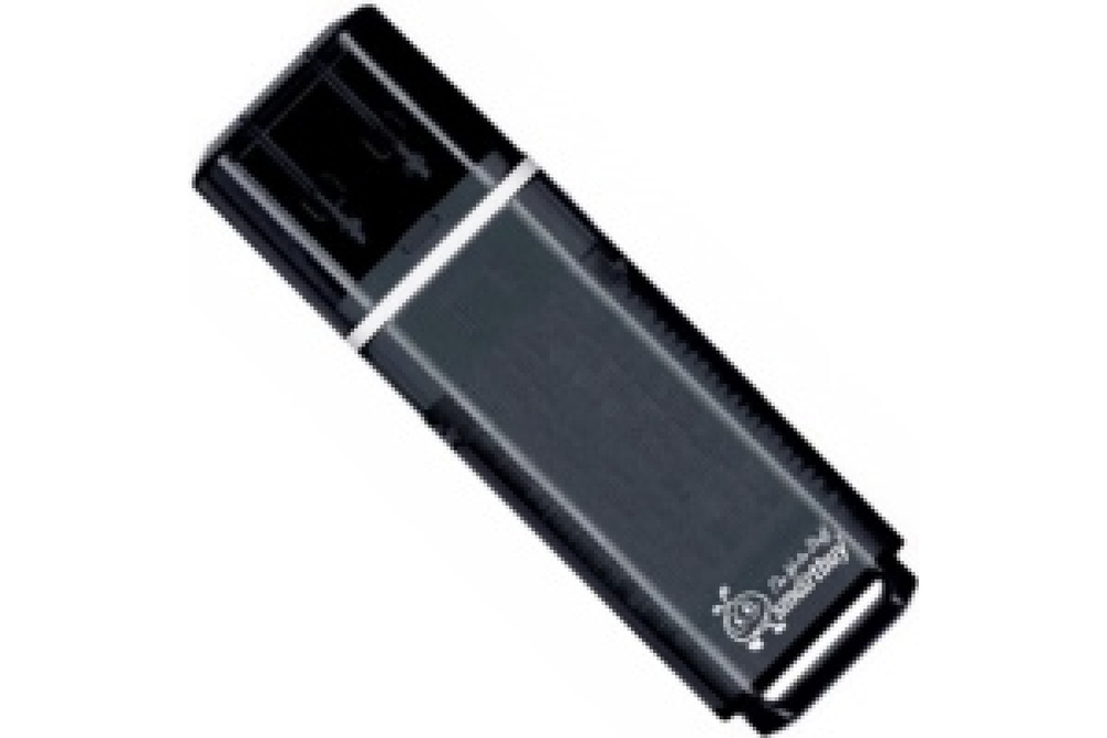 Флеш-накопитель Smartbuy Glossy series 32GB Black, черный