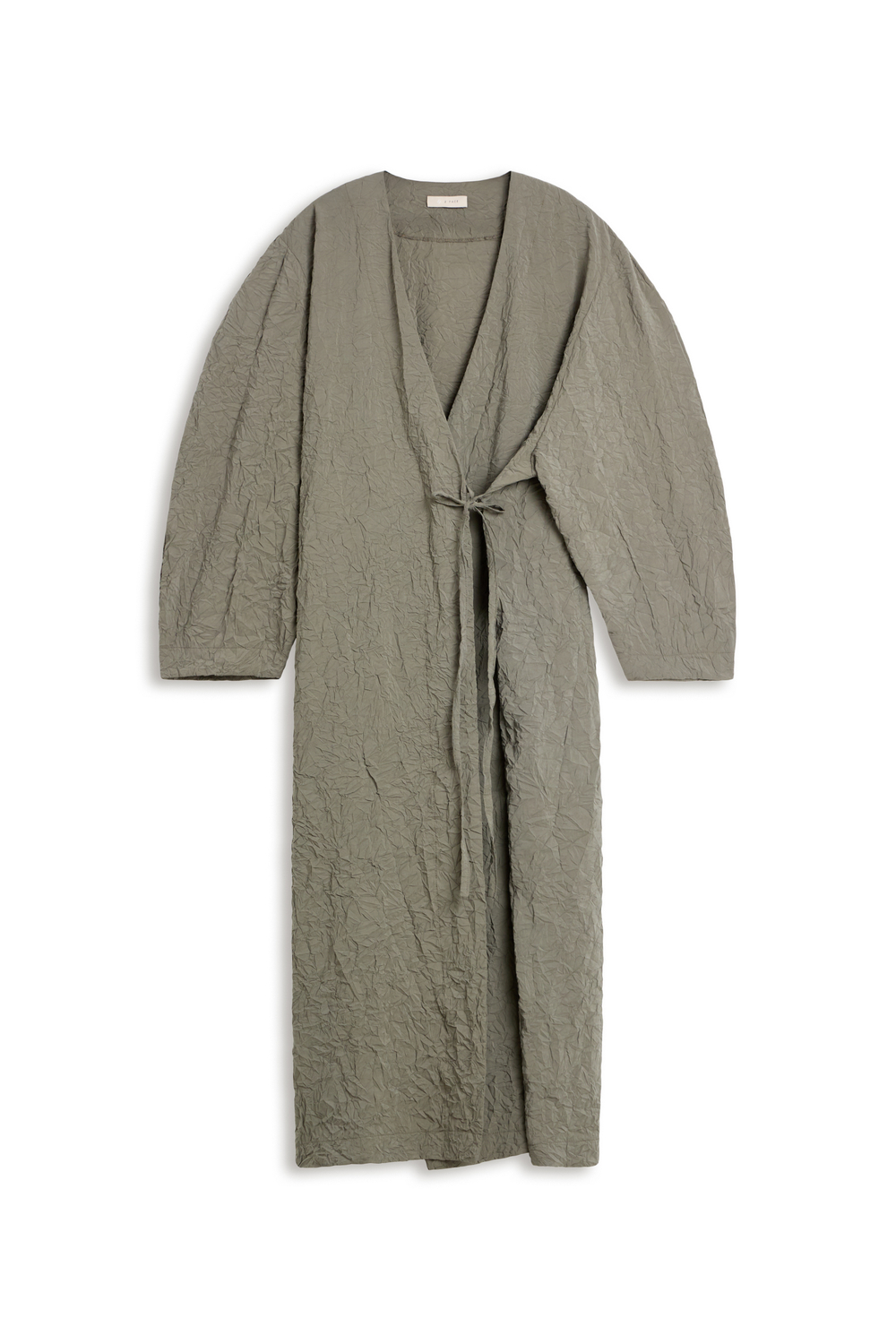 Платье maxi с баской Invitation olive