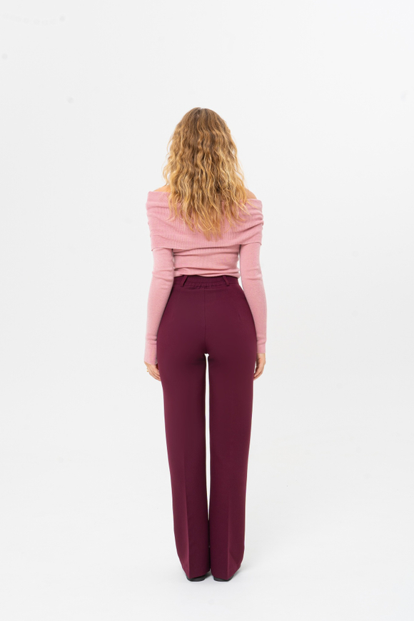 Брюки Элеганс баклажан