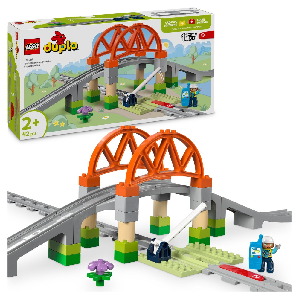 LEGO DUPLO Town - Мост и железнодорожные пути - набор расширения 10426