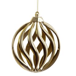 GAEM Украшение новогоднее "Капля/Шар", L14 W1,5 H17 см, 2в.