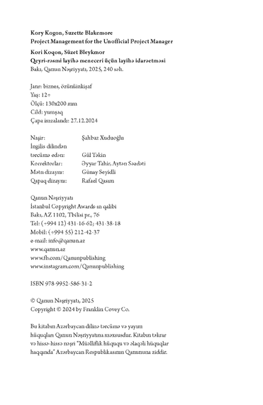 Qeyri-rəsmi layihə meneceri üçün layihə idarəçiliyi