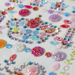 Наклейки-стразы Alingar, акриловые, "Королевское сердце", пакет с европодвесом