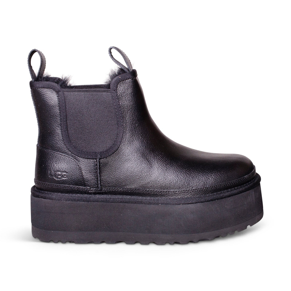 UGG Neumel Platform Chelsea - Leather Black