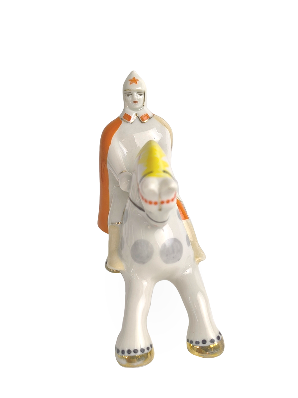 Фарфоровая статуэтка "Красный витязь" (Полонне ЗХК)