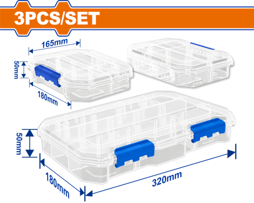 Набор органайзеров 3 шт (8) WADFOW WTB8343