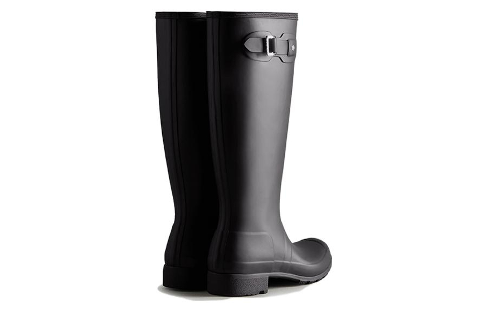 HUNTER Cushioning Slip Resistant Rain Boots Women"s Black