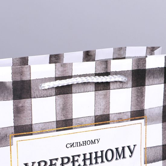 Пакет ламинированный «Сильному», MS 23 х 18 х 8 см   6582773