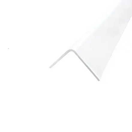 Угол Наружный виниловый, серия "Керамика белая", 2700*25*25