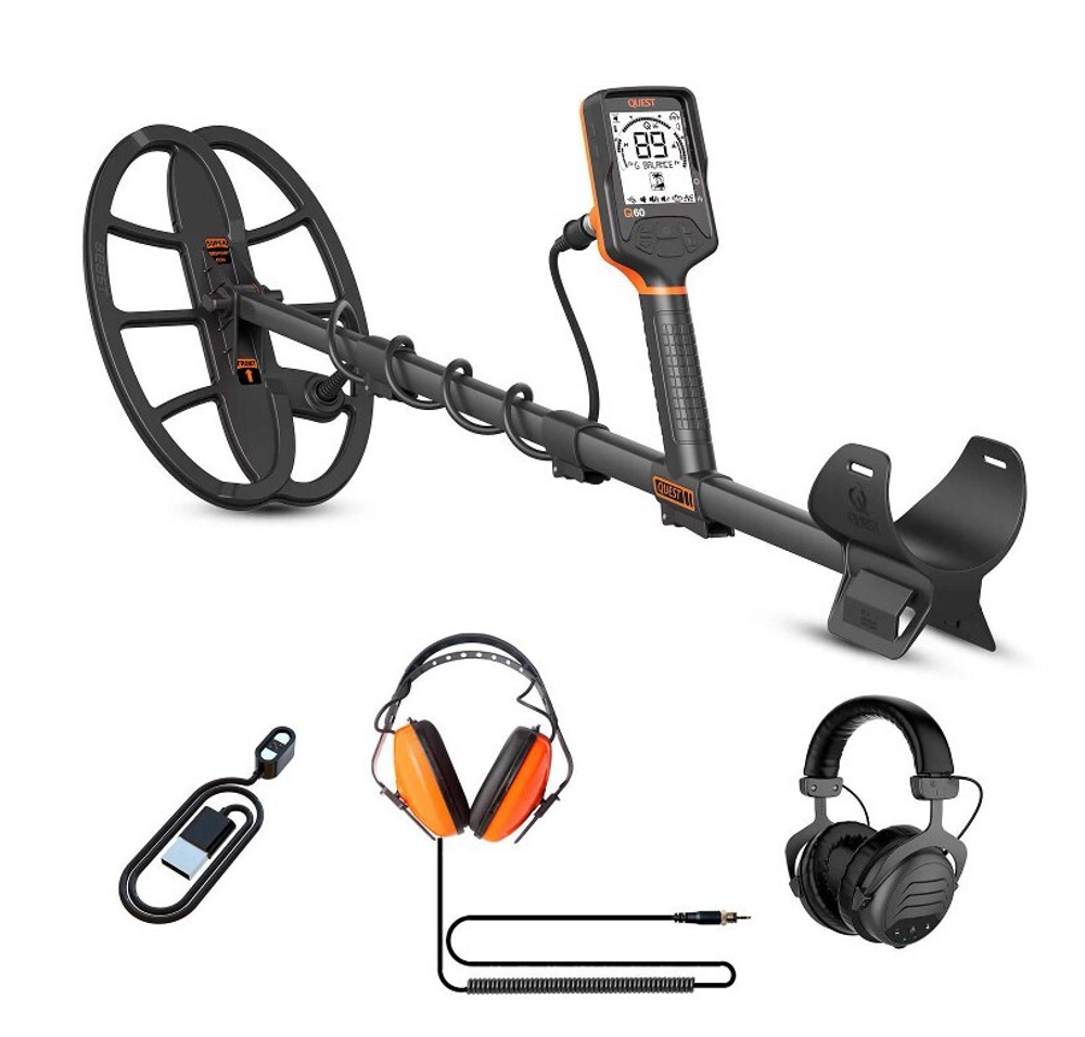 Металлоискатель Quest Q60 (Катушка Quest 13х9" TurboD BEASTX)
