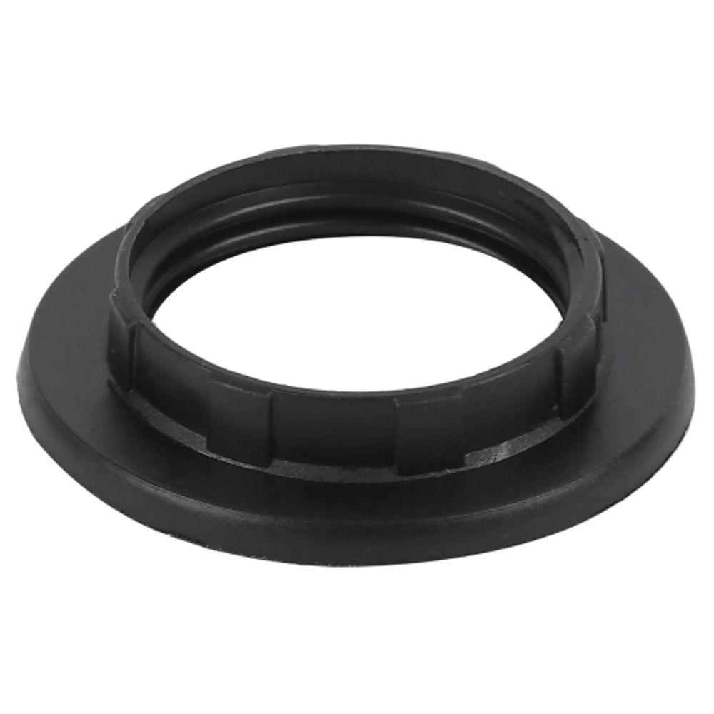 Кольцо для патрона ЭРА E14 пластик, черное