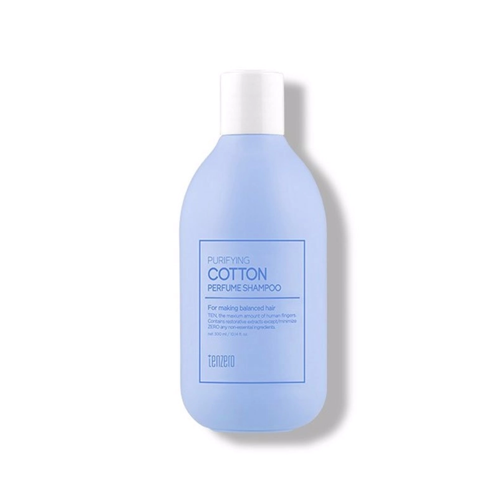 Шампунь для волос с ароматом хлопка TENZERO Purifying Cotton Perfume Shampoo 300 мл