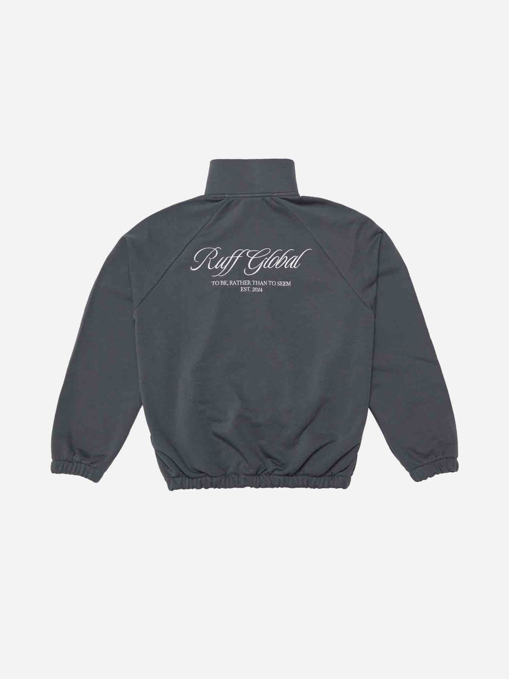 Купить Толстовка RUFF Global Full Zip темно-серая Толстовка RUFF Global Full Zip темно-серая