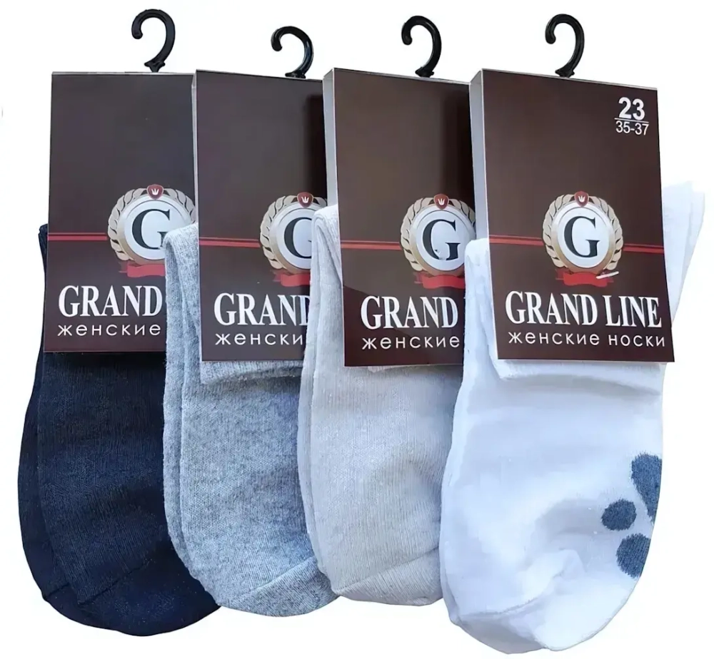 Носки женские GRAND LINE (ЖК-16, лапка на стопе), р. 25 (new)