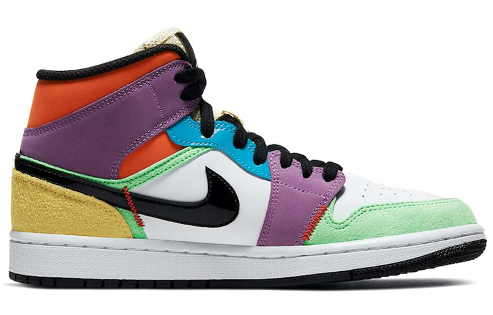 Кроссовки Jordan Air Jordan 1 Mid Se "Lightbulb" (Женская размерная сетка)