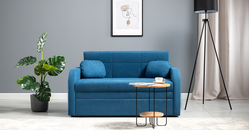 Тео Диван-кровать (120) (Danco 784 (синий))