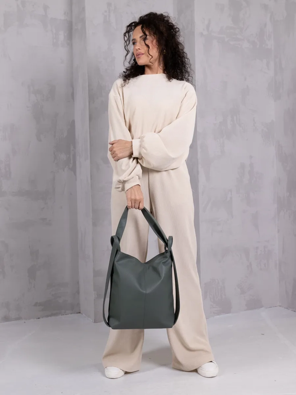 Сумка рюкзак через плечо большая трансформер