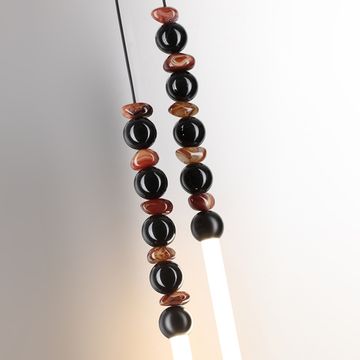 Подвесной светодиодный светильник 16W 3500К 7187/16WL черный Monella Odeon Light