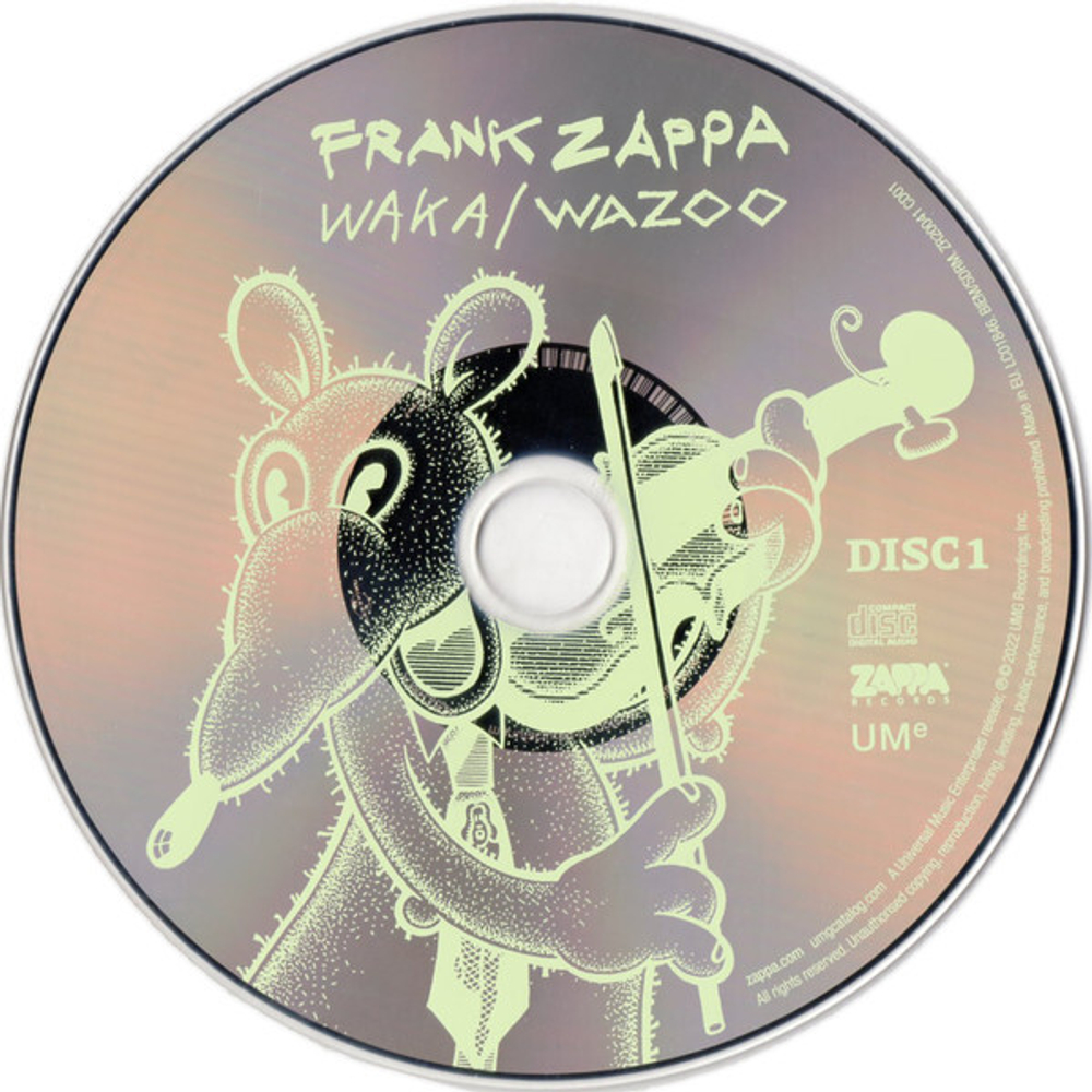 Frank Zappa / Waka / Wazoo (4CD+Blu-ray Audio)