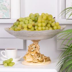 Фруктовница-конфетница Ирис Визир Айвори