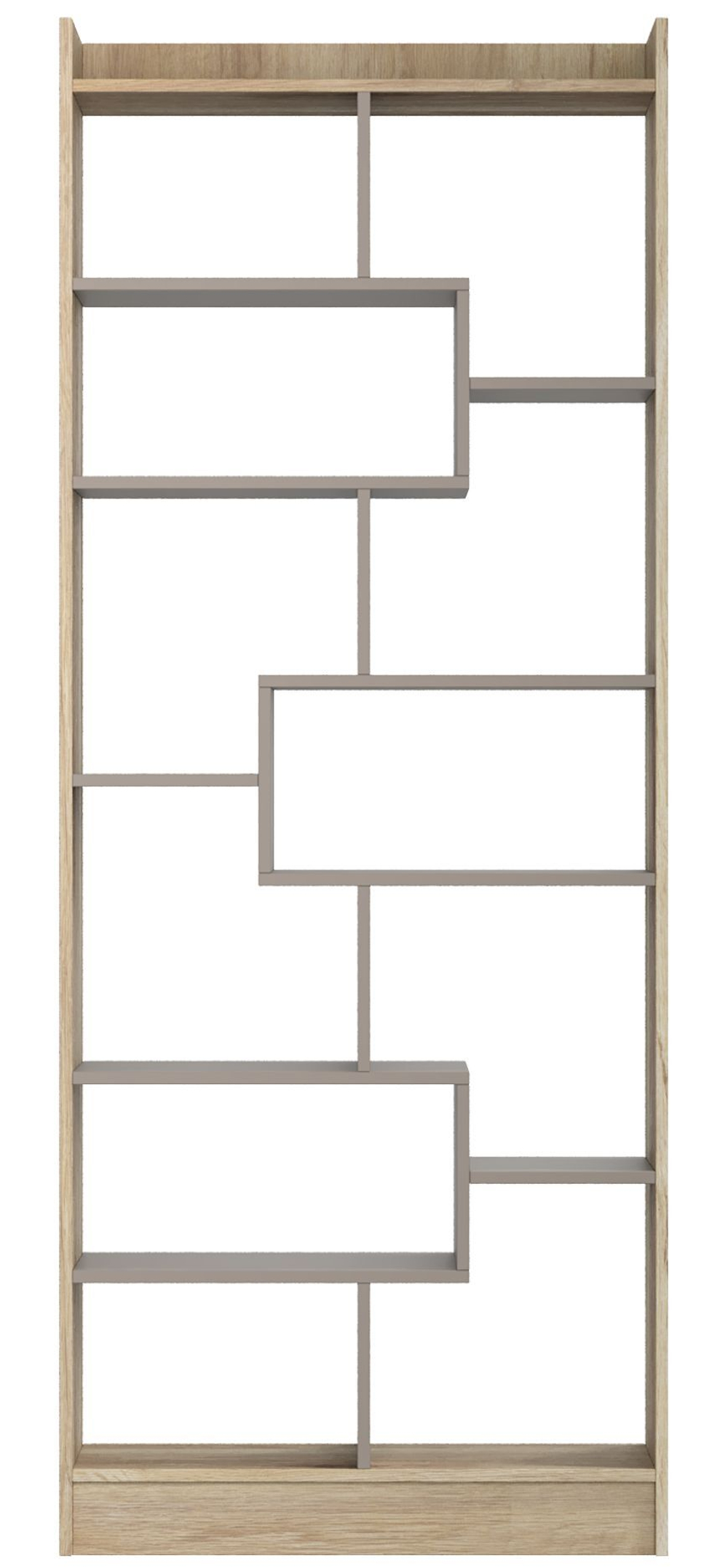 Стеллаж 11 полок, Сиэтл, бежевый