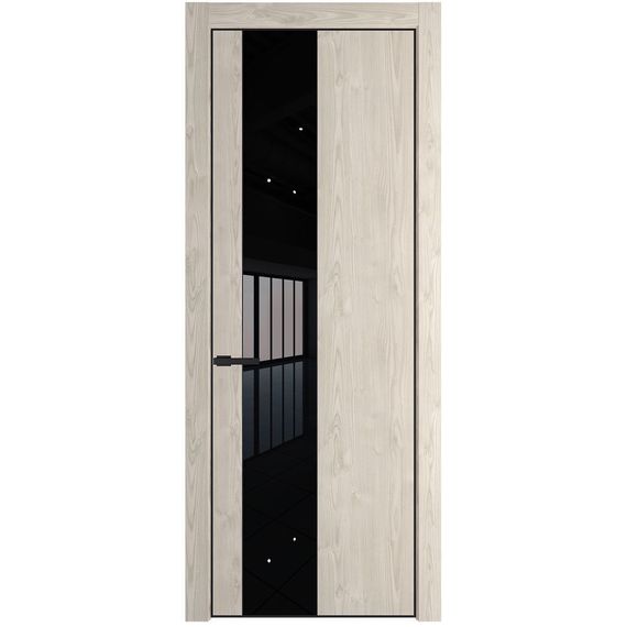 Межкомнатная дверь Profil Doors 19NA каштан светлый остеклённая