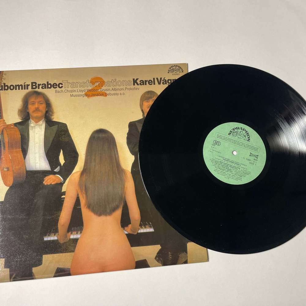 Винтажная виниловая пластинка LP Lubomir Brabec, Karel Vagner Transformations II (Чехословакия 1990)