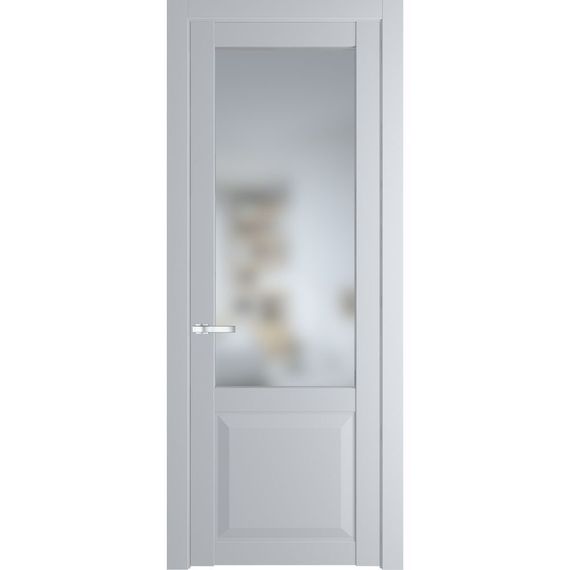 Межкомнатная дверь эмаль Profil Doors 1.2.2PD лайт грей остеклённая